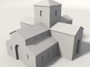 medieval church 3D Model