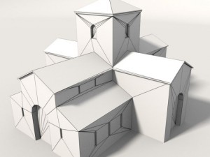 medieval church 3D Model