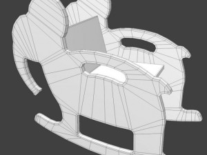 rocking elephant Modello 3D