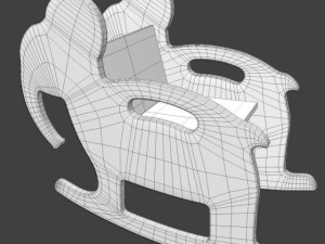 rocking elephant Modello 3D