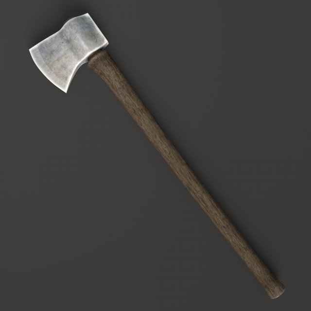 axe Model 3D .c4d .max .obj .3ds .fbx .stl .blend 