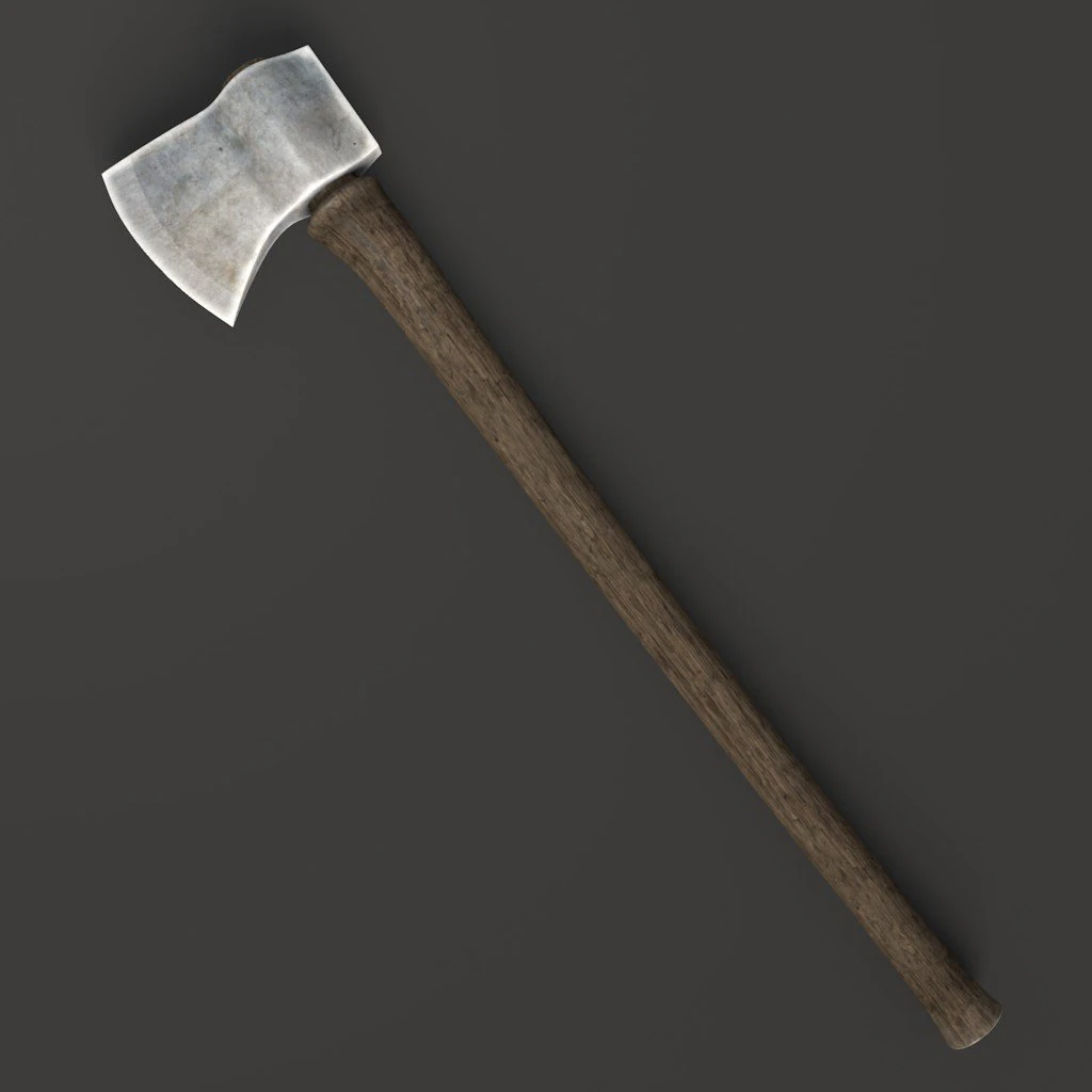 axe 3D Model .c4d .max .obj .3ds .fbx .stl .blend