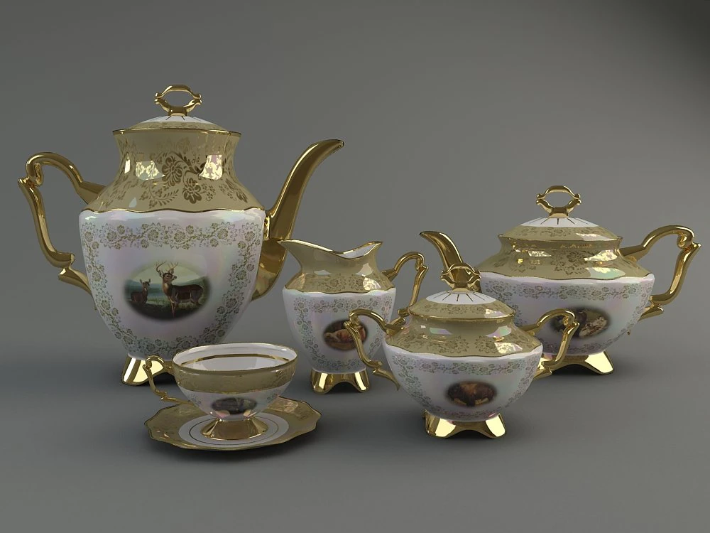 service 3D Model .c4d .max .obj .3ds .fbx .stl .blend 