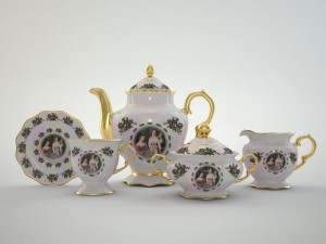 tea service 3D-Modell