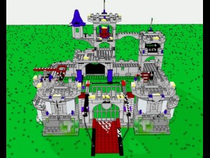 lego castle 3D-Modell