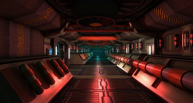 science fiction props package 3D Model .c4d .max .obj .3ds .fbx .stl .blend 