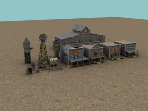 wild west pack 3D Model