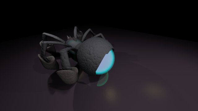 spider 3D Model .c4d .max .obj .3ds .fbx .stl .blend 