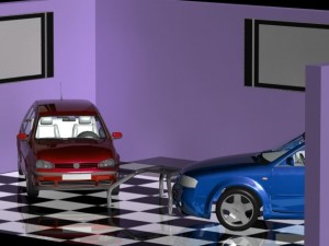 car stand 3D Model