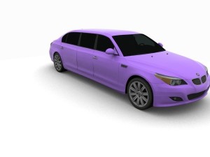 bmw limousine Modello 3D
