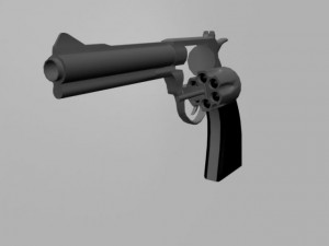 revolver Modelo 3D