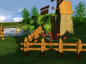 theme park animation 3D Model