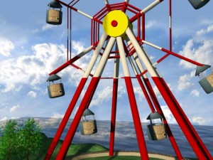theme park animation 3D Model