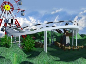 theme park animation 3D Model