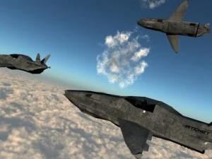 sci fi aircraft bundle3pack 3D Model