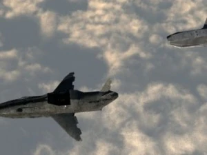 sci fi aircraft bundle3pack 3D Model