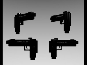 xrbyte 29 pistol 3D Модель