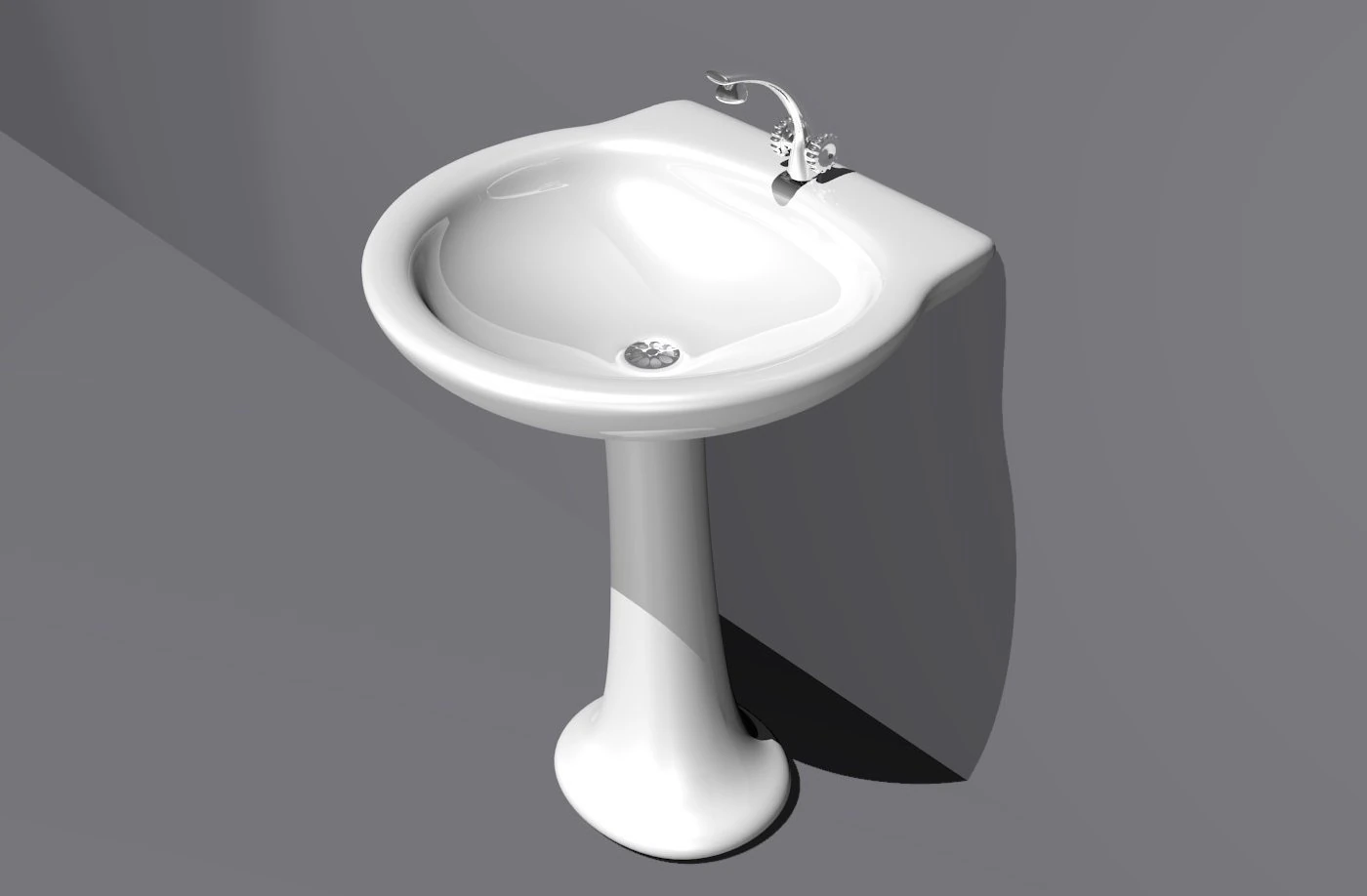 sink 3D Model .c4d .max .obj .3ds .fbx .stl .blend