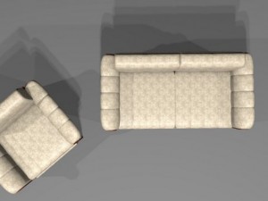 sofa 3D 模型