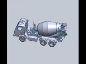 자동 준비 믹스 3D 모델
