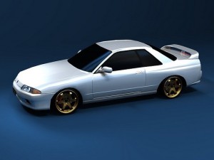 nissan skyline gtst r32 Modelo 3D