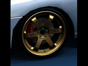 nissan skyline gtst r32 Modello 3D