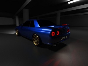 nissan skyline gtst r32 Modello 3D