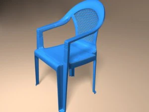 chaise en plastique Modèle 3D
