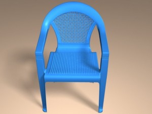 plastic chair Modelo 3D