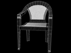 chaise en plastique Modèle 3D