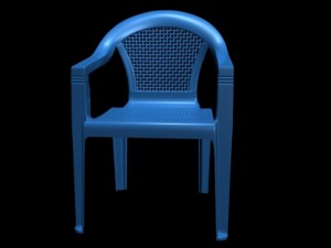 plastic chair Modelo 3D