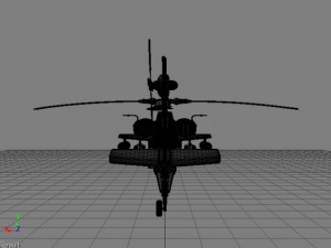 ah64d apache longbow attack helicopter 3d highpoly 3D 모델