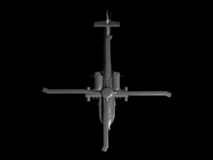 ah64d apache longbow attack helicopter 3d highpoly 3D Model