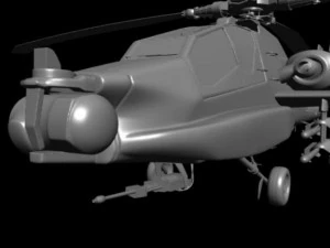 ah64d apache longbow attack helicopter 3d highpoly 3D Model