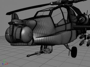 ah64d apache longbow attack helicopter 3d highpoly 3D Model