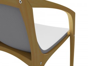 new edge chair Model 3D