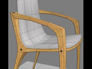 new edge chair Model 3D