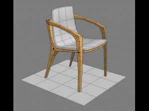 new edge chair Model 3D