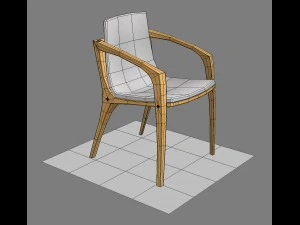 nuova sedia bordo Modello 3D