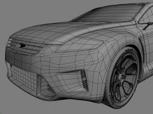 ford iosis concept 3D Model