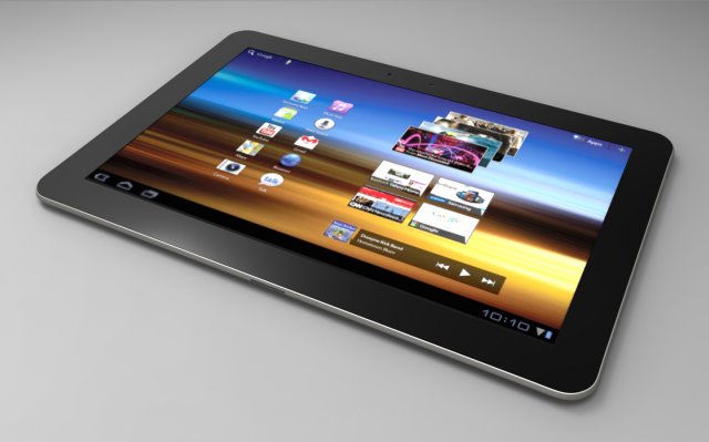samsung galaxy tab 101 3D Model .c4d .max .obj .3ds .fbx .stl .blend 