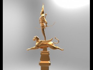 independence monument in almaty kazakhstan Modèle 3D