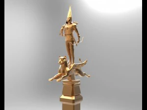 monumento all'indipendenza ad almaty kazakistan Modello 3D