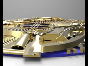 카자흐스탄의 국장 3D 모델