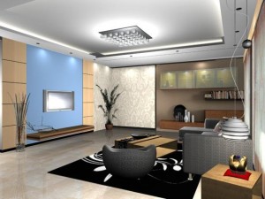 living room Model 3D