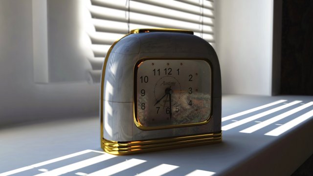 alarm clock 3D 模型 .c4d .max .obj .3ds .fbx .stl .blend