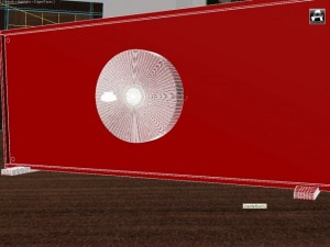 red watch with gold thread 3D 模型