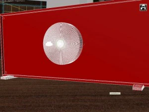 red watch with gold thread 3D Model
