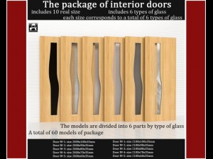 the package of interior doors 3D Model
