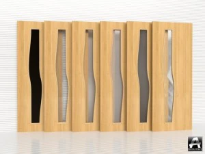 o pacote de portas interiores Modelo 3D